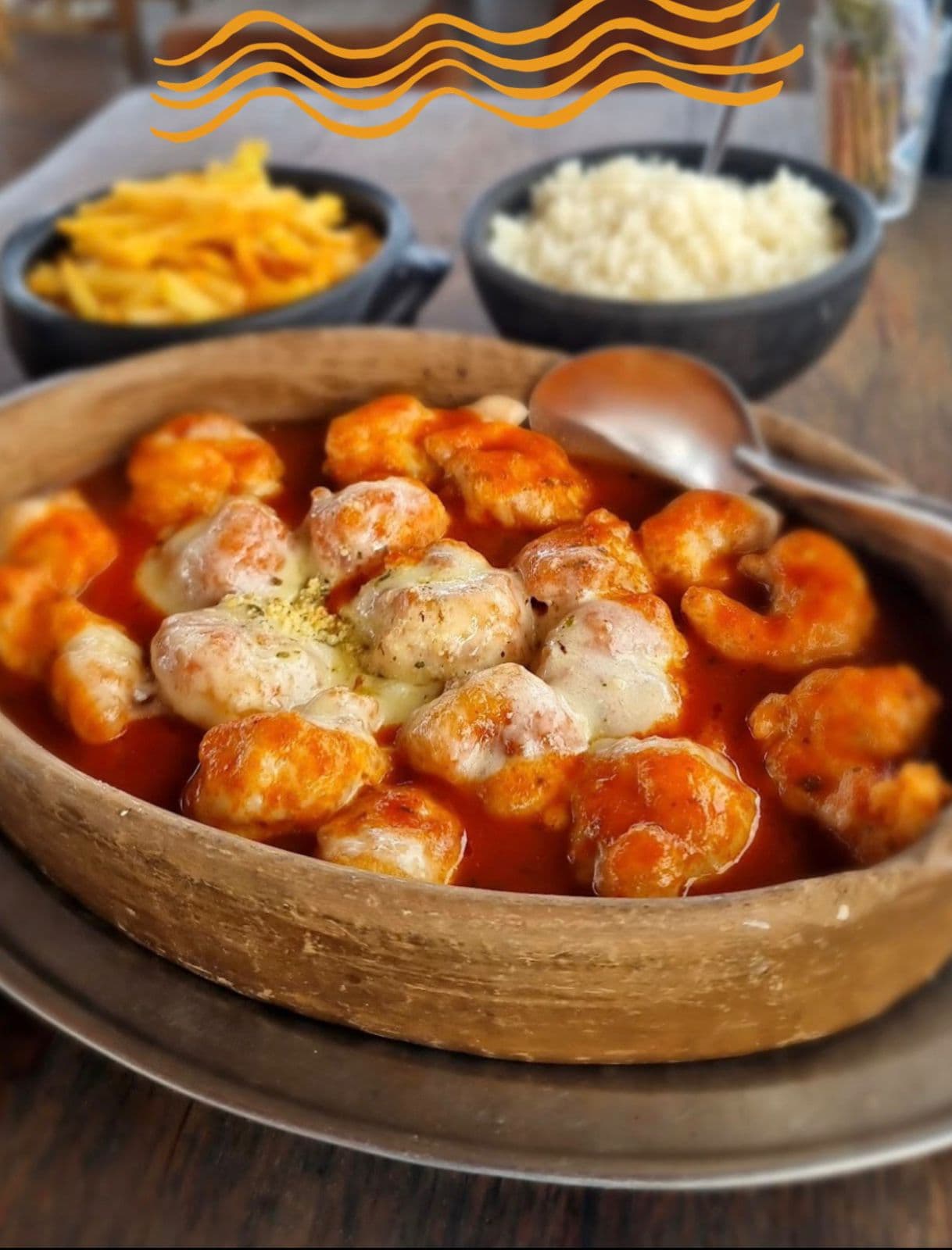 Parmegiana de Camarão